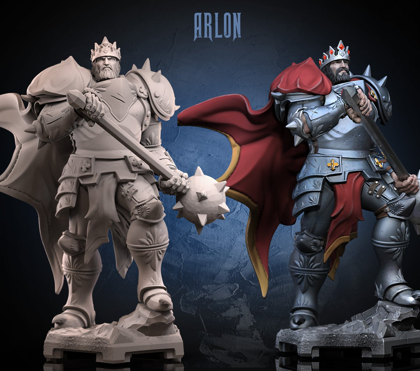 Arlon – Knights of the Round Silver Emperor – Miniature