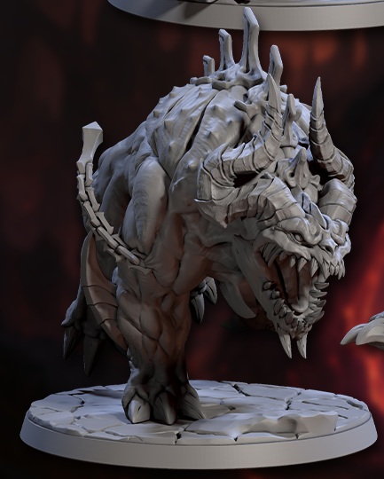 Infernal Warbeast Riders – Demonic Cavalry Miniatures