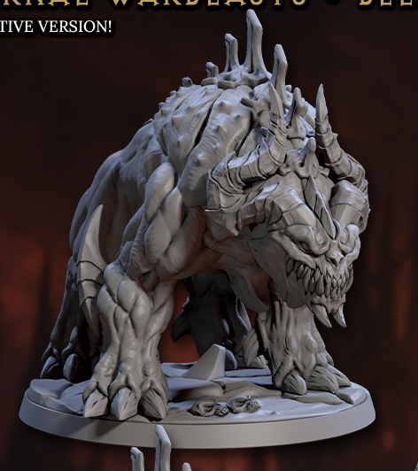 Infernal Warbeast Riders – Demonic Cavalry Miniatures