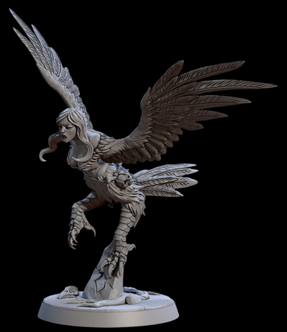 Cliff Harpies – Female Harpy Miniatures