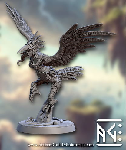 Cliff Harpies – Female Harpy Miniatures