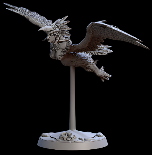 Cliff Harpies – Female Harpy Miniatures