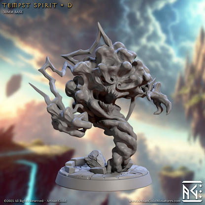 Tempest Spirits – Elemental Monster Miniatures
