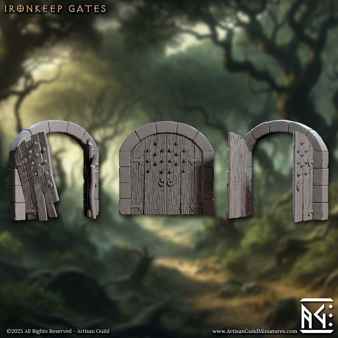 Ironkeep Gates - Artisan Guild - Fantasy Scatter Terrain