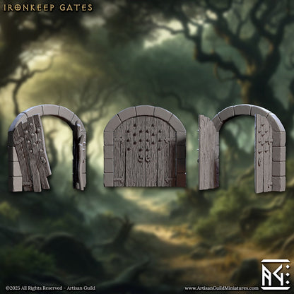 Ironkeep Gates - Artisan Guild - Fantasy Scatter Terrain