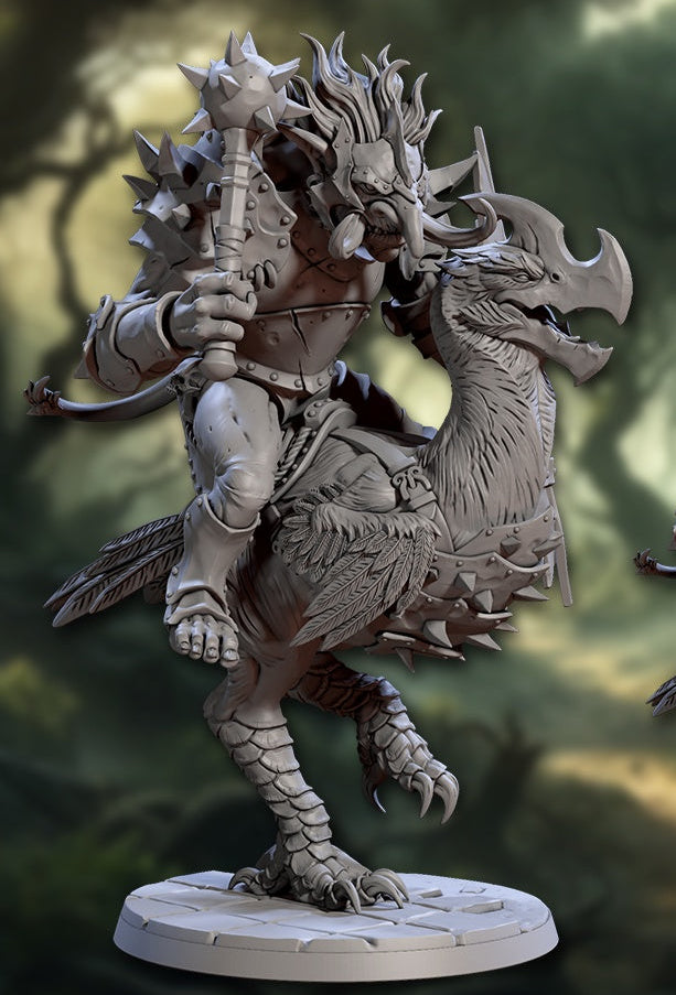 Terror Birds - Fantasy Mounts and Troll Knights - Fantasy Miniatures