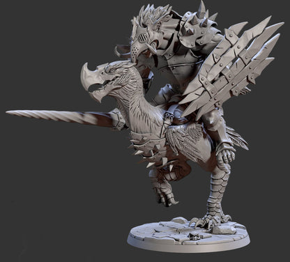 Terror Birds - Fantasy Mounts and Troll Knights - Fantasy Miniatures