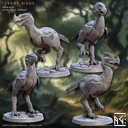 Terror Birds - Fantasy Mounts and Troll Knights - Fantasy Miniatures
