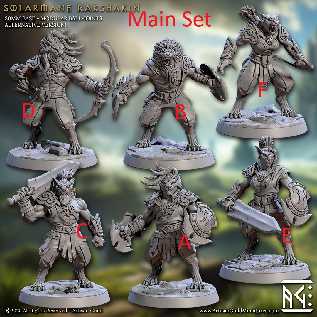 Rakshakin Warriors – Feral Beastfolk Infantry – Solarimane
