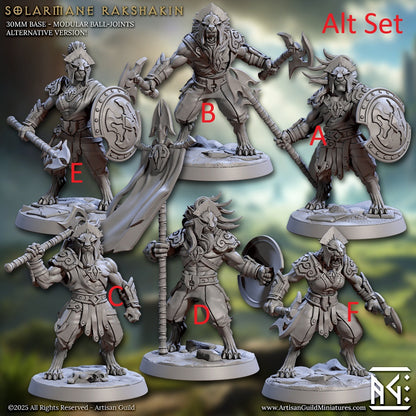 Rakshakin Warriors – Feral Beastfolk Infantry – Solarimane