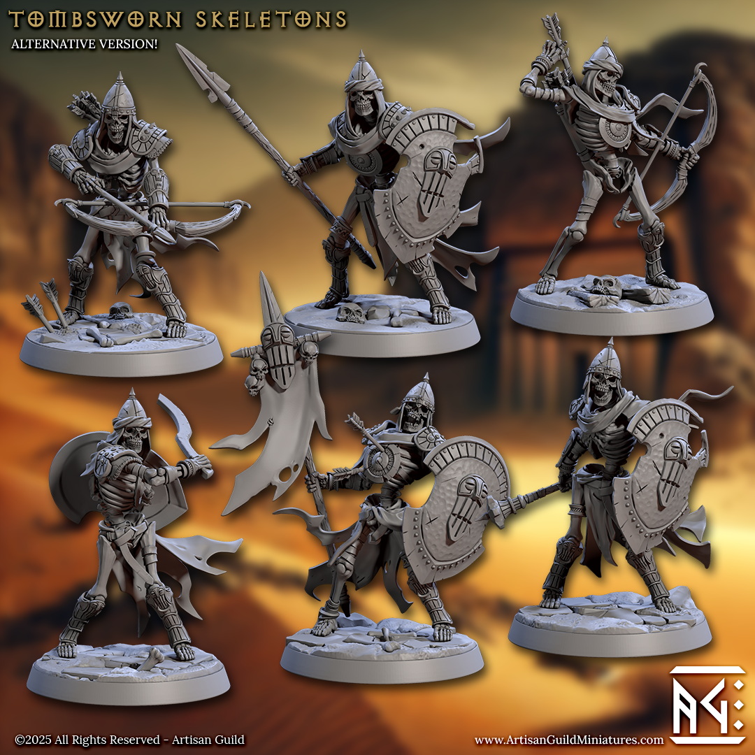 Tombsworn Skeletons