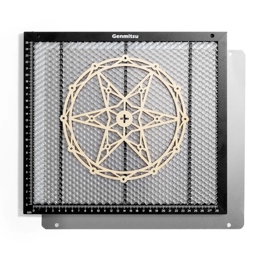 Honeycomb Laser Bed, 12.4" x 11.1" Perfect fit for Kortek Laser Engraver and Cutter Machine, Laser Engrave Accessories Bed Table for Fast Heat Dissipation and Desk Protection