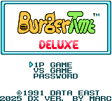 🍔 BurgerTime DX — Game Boy Color (Reproduction Cartridge)