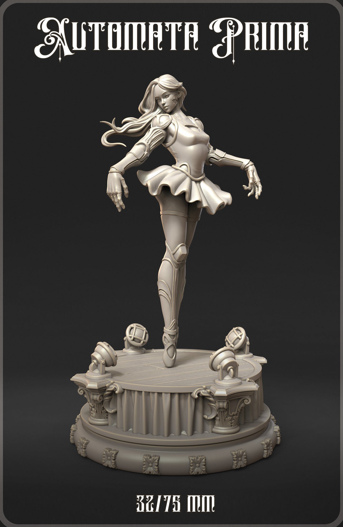 Automata Prima Warforged Bard Miniature