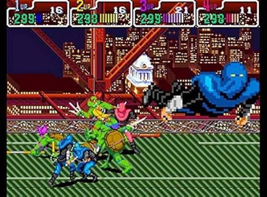 TMNT 4 Turtles in Time SNES Video Game Super Nintendo Ninja Turtles