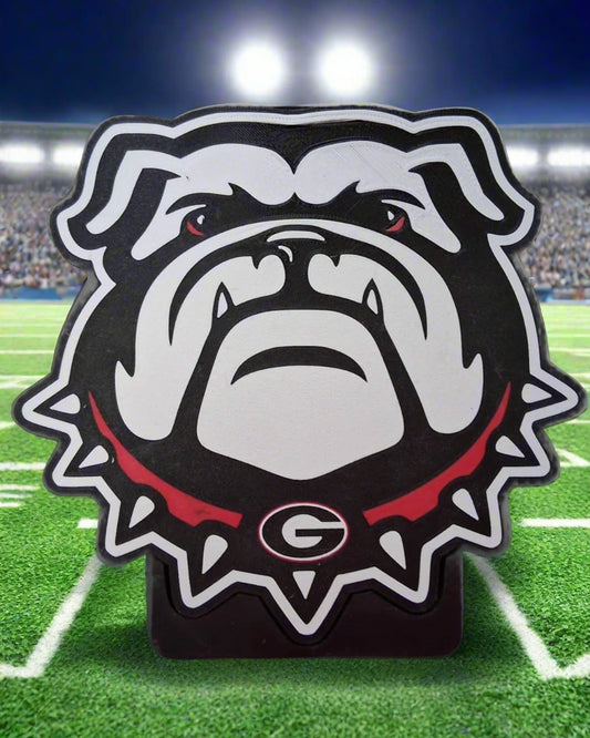 "Bulldogs" UGA Georgia Sign and Light Box with Stand