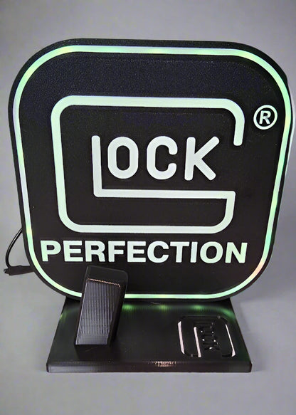 "Perfection" Logo Light & Pistol Rest