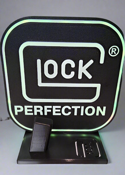 "Perfection" Logo Light & Pistol Rest