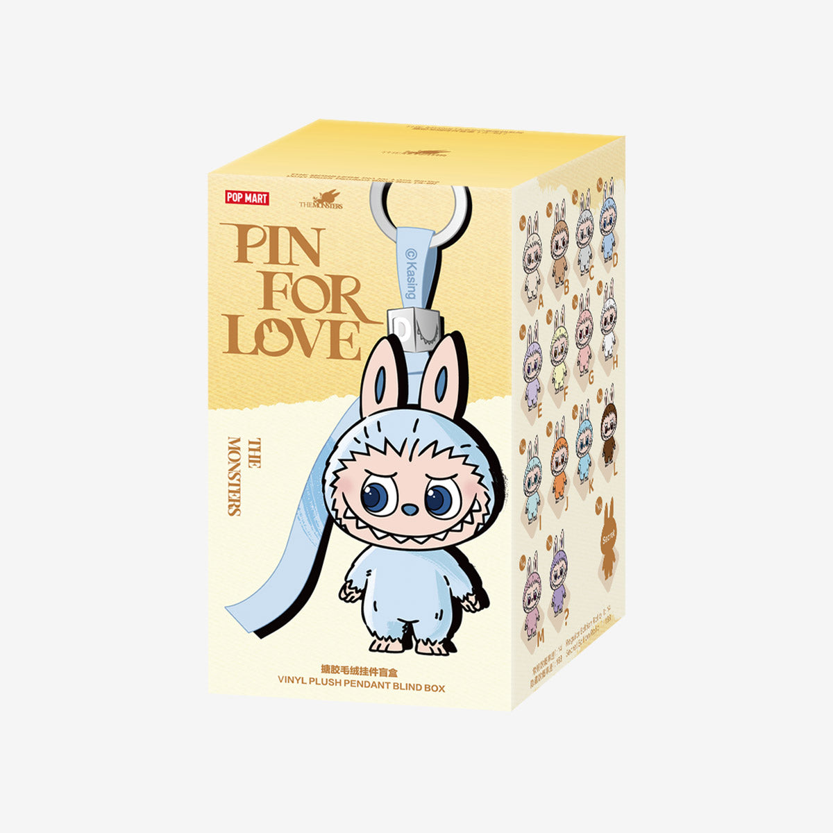 LABUBU THE MONSTERS Pin for Love Series Vinyl Plush Pendant Blind Box