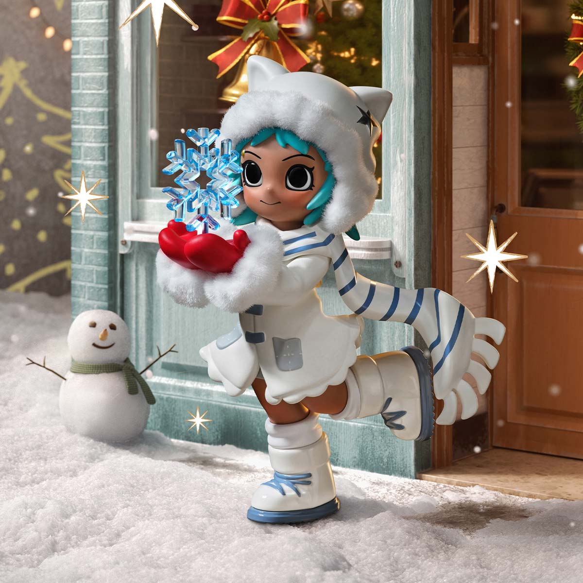 Lil Peach Riot Holiday Mixtape Series Blind Box - POP MART Collectible Figures