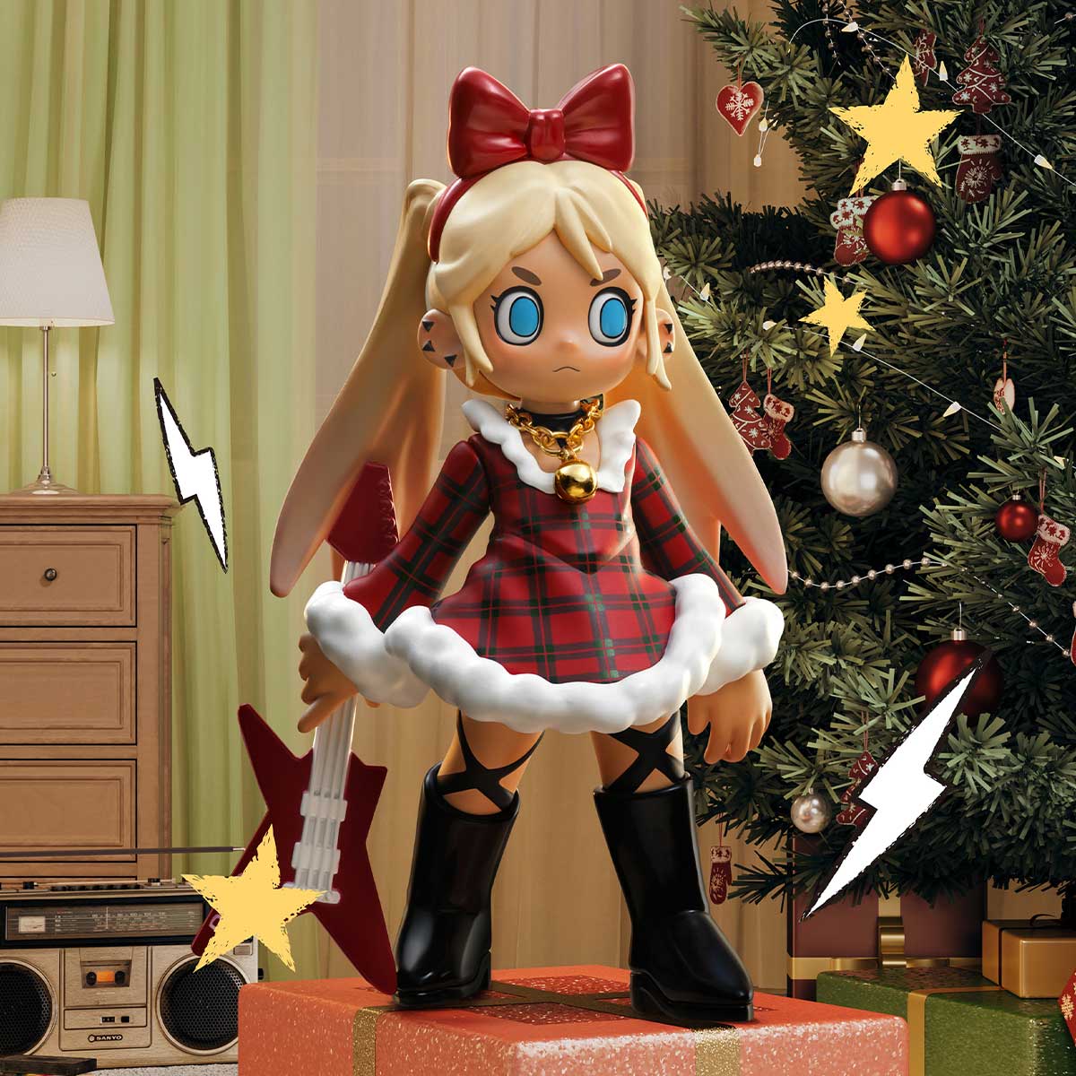 Lil Peach Riot Holiday Mixtape Series Blind Box - POP MART Collectible Figures