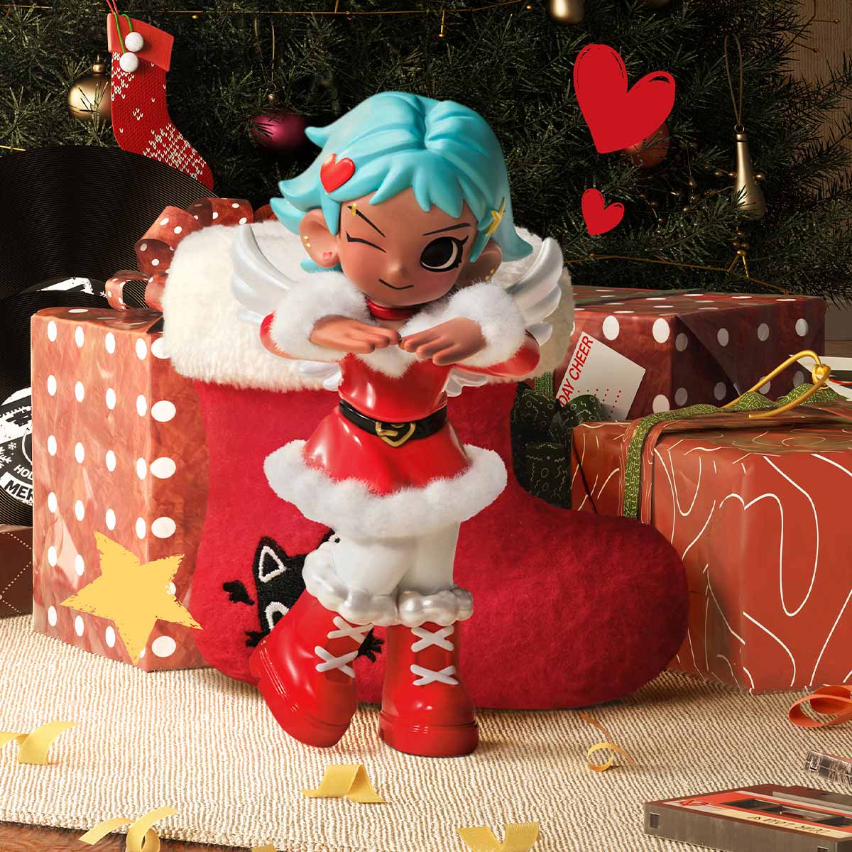 Lil Peach Riot Holiday Mixtape Series Blind Box - POP MART Collectible Figures