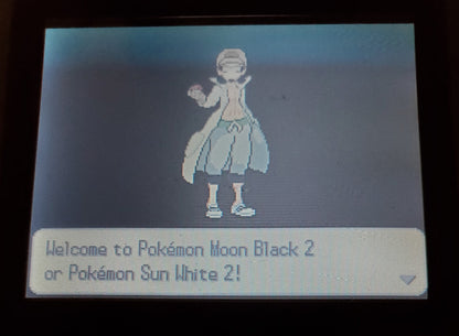 Pokemon Moon Black 2 NDS Video Game Nintendo DS with Box