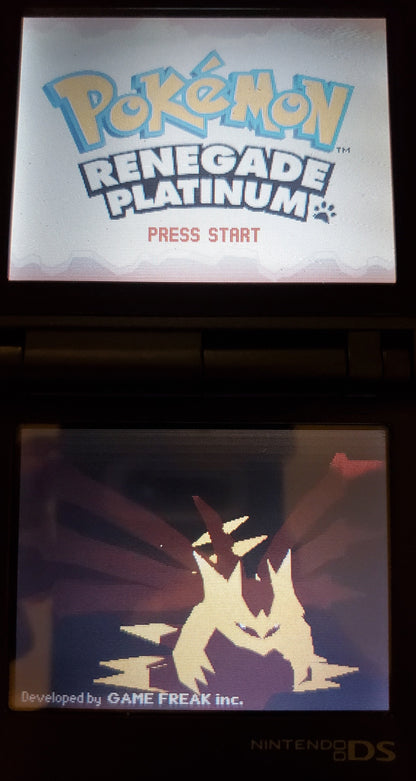 Pokemon FolloWing Renegade Platinum NDS Video Game Nintendo DS with Box