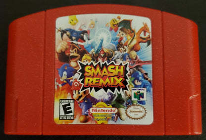 Super Smash Bros Remix N64 Nintendo 64 Video Game Cartridge
