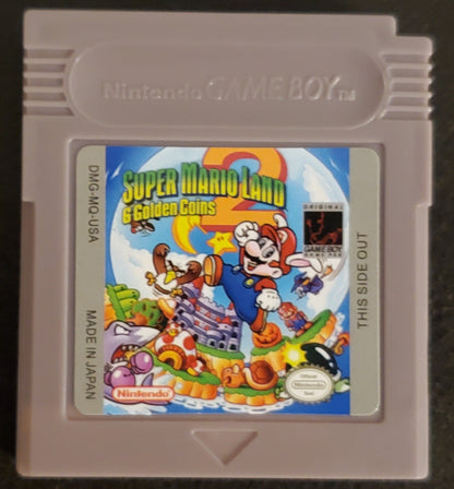 Super Mario Land 2, 6 Golden Coins GBC Video Game Catridge Gameboy 1992