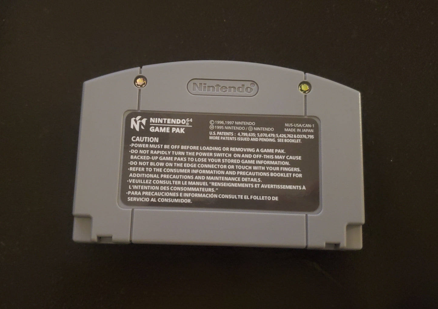 Waluigi's Taco Stand N64 Nintendo 64 Video Game Cartridge