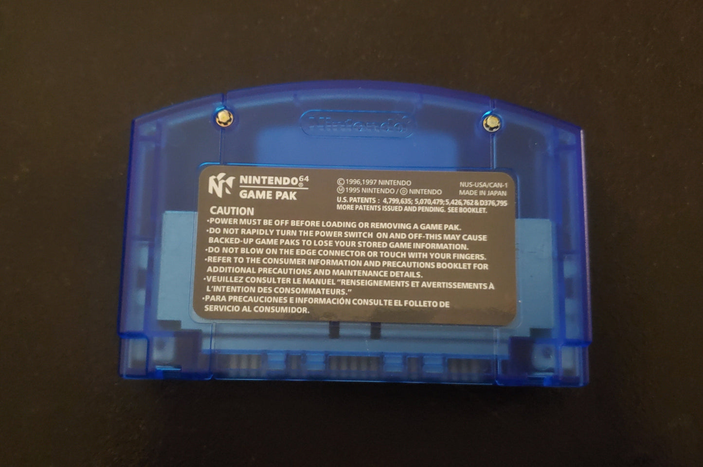 Pokemon Crystal Clear N64 Nintendo 64 Video Game Cartridge ROM Hack