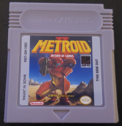 Metroid 2 The Return of Samus Gameboy GB Video Game Catridge 1991