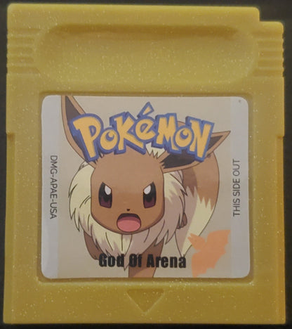 Pokemon God of Arena GBC Video Game Cartridge Gameboy Color ROM Hack