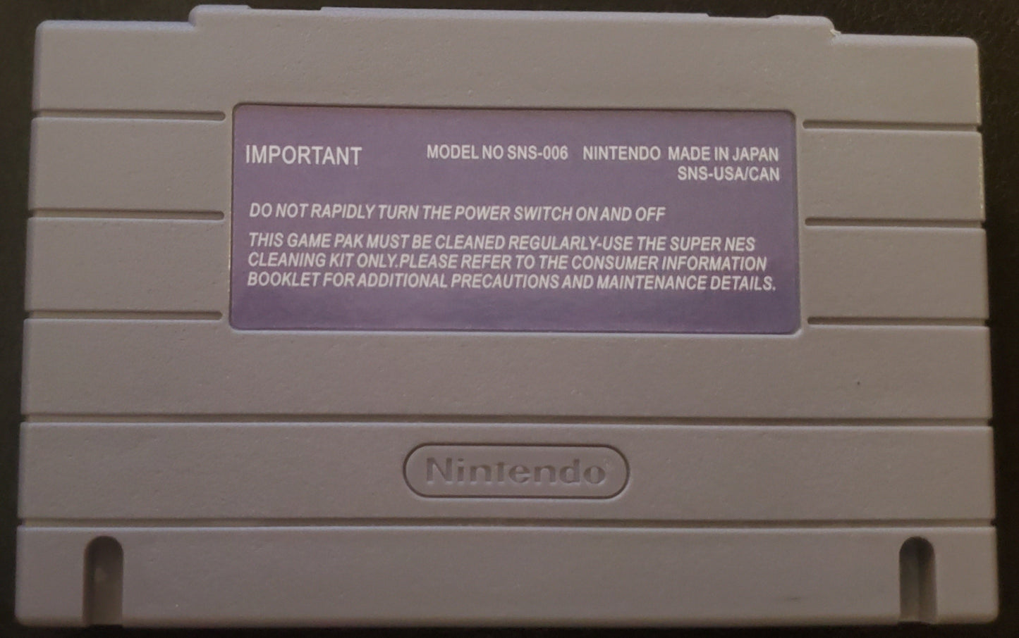 TMNT 4 Turtles in Time SNES Video Game Super Nintendo Ninja Turtles