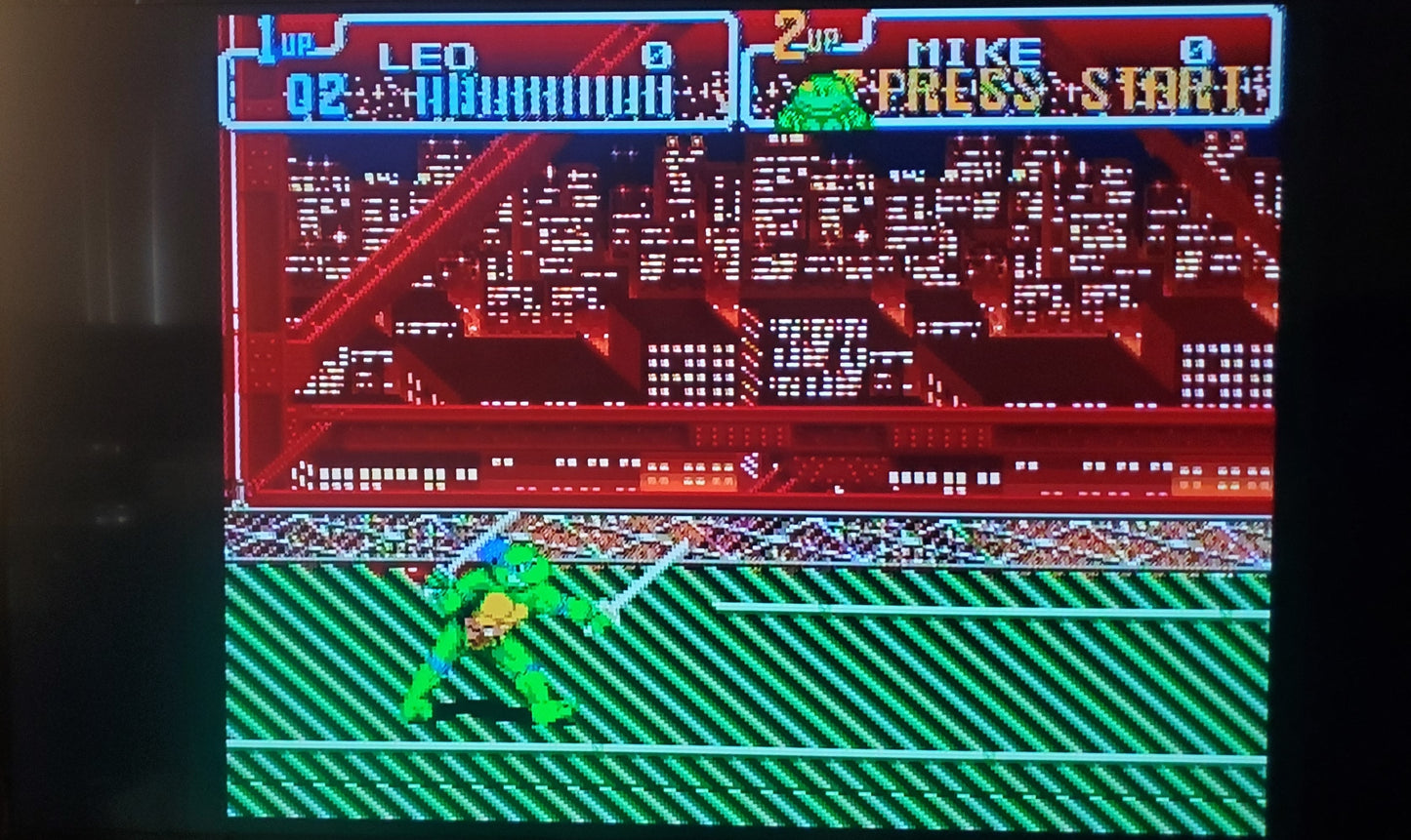 TMNT 4 Turtles in Time SNES Video Game Super Nintendo Ninja Turtles
