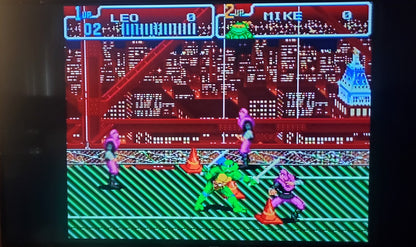 TMNT 4 Turtles in Time SNES Video Game Super Nintendo Ninja Turtles