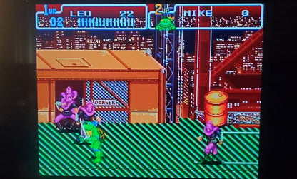TMNT 4 Turtles in Time SNES Video Game Super Nintendo Ninja Turtles