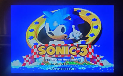 Sonic the Hedgehog 3 Sega Genesis Mega Drive Video Game Cartridge 1994