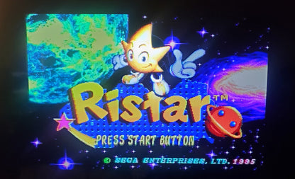 Ristar Sega Genesis Mega Drive Video Game Cartridge 1995