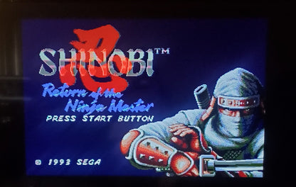 Shinobi 3 Return of the Ninja Master Sega Genesis Mega Drive Video Game