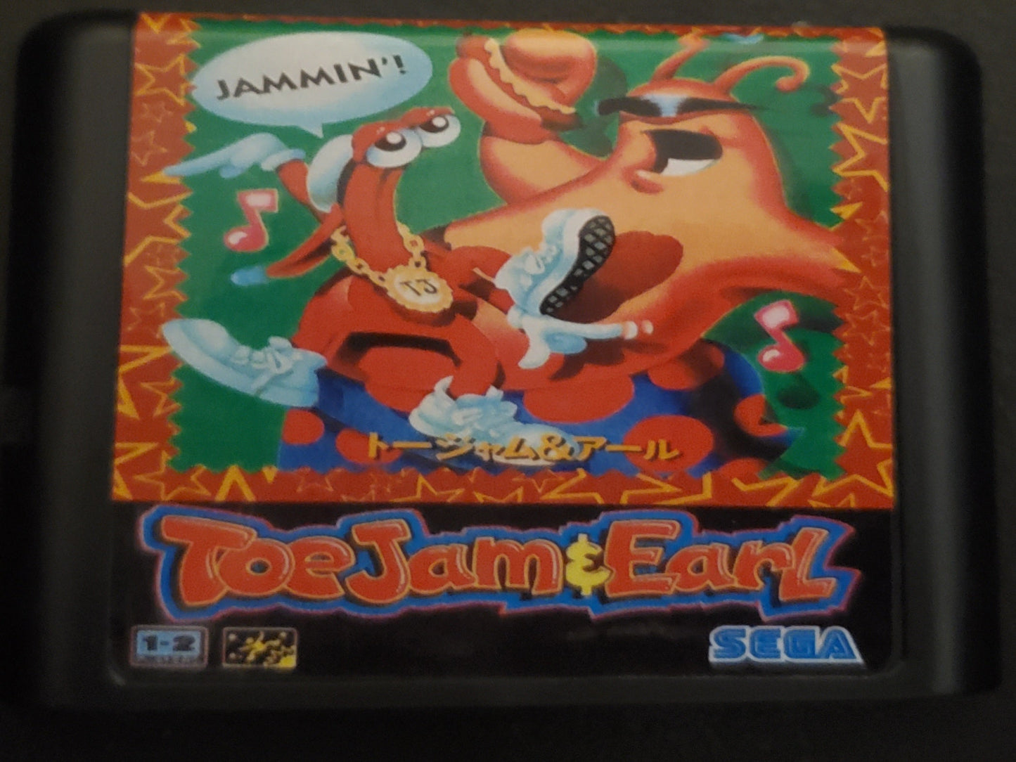 Toejam and Earl Sega Genesis Mega Drive Video Game Cartridge 1991
