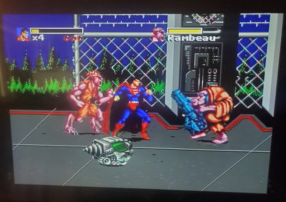 The Death and Return of Superman Sega Genesis Mega Drive Video Game