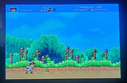 Gunstar Heroes Sega Genesis Mega Drive Video Game Cartridge 1993