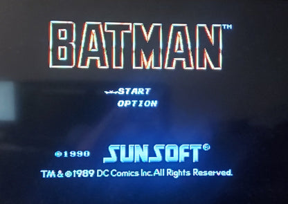 Batman Sega Genesis Mega Drive Video Game Cartridge 1990