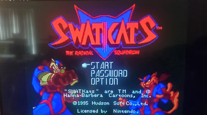 SWAT Kats: The Radical Squadron SNES Video Game Cartridge Super Nintendo