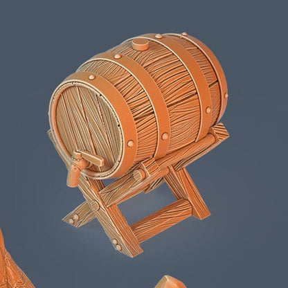 Dwarf Mine Carts and Tracks Scatter – Rails, Ore Wagons, Tables, and Terrain