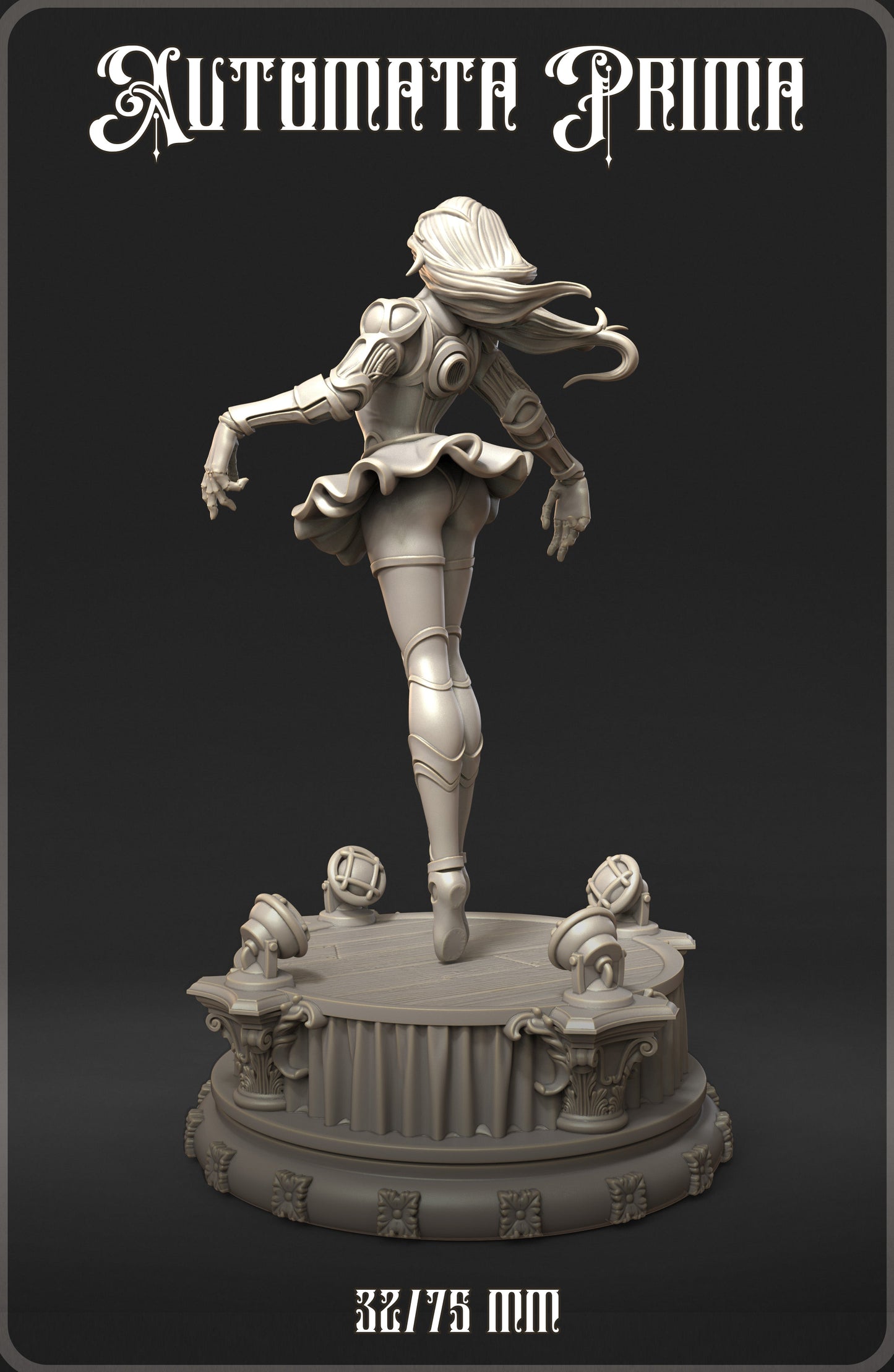 Automata Prima Warforged Bard Miniature