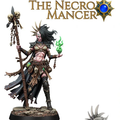 Morwenna Dreadspire - Necromancer of the Withered Path (SFW/NSFW 18+) - 75mm Scale