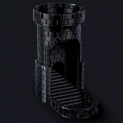 3D printed medieval castle dice tower
